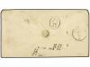 ✉ PORTUGAL. Af. 18. 1865 (Oct. 12). Cover to LIVORNO (Italy)