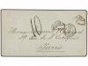 ✉ JAMAICA. 1867. Cover to PARIS sent unpaid struck on revers