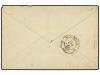 ✉ MALAYA. 1881. SINGAPORE to MARSEILLE. Envelope franked 35c