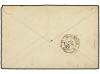 ✉ MALAYA. 1881. SINGAPORE to MARSEILLE. Envelope franked 35c