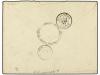 ✉ NUEVA CALEDONIA. Ce. 51. 1887 (March 13). Military cover f