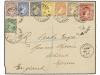 ✉ FALKLAND. 1905. FALKLAND to GREAT BRITAIN. Spectacular fra