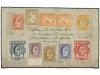 ✉ FALKLAND. 1911. FALKLAND to GREAT BRITAIN. Spectacular fra