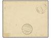 ✉ GIBRALTAR. Sg. 22, 27. 1892. GIBRALTAR to GERMANY. 5 cts. 