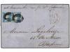 ✉ MAURICIO. Sg. 43 (2). 1860. MAURITIUS to FRANCE. Folded le