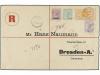 ✉ MAURICIO. 1899. MAURITIUS to GERMANY. Envelope franked wit