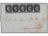 ✉ CEILAN. 1863. GALLE to HONG KONG. Folded letter franked wi