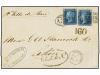 ✉ GIBRALTAR. 1861. GIBRALTAR to LISBON. Entire letter franke