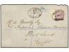 ✉ GIBRALTAR. 1889. GIBRALTAR to PORT SAID (Egypt). 50 cts. o