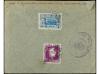 ✉ ESPAÑA. Ed. 859 (4), 870, 872. 1939. BARCELONA a BÉLGICA. 