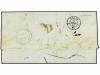 ✉ HONG KONG. 1850 (Jan 30). Entire letter from HONG KONG to 
