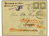 ✉ MARRUECOS. 1899 (April 30). Cover bearing embossed 5pf. gr