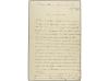 ✉ MAURICIO. 1867 (Sept. 18). Cover and complete contents wri