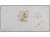 ✉ HONG KONG. 1863. Cover with manuscript endorsement on fron