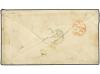 ✉ PANAMA. 1868. COLON to BRIGHTON franked pair 1 d. red tied