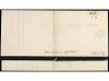 ✉ ESPAÑA. Ed. 95. 1868. CORUÑA a BARCELONA. 25 mils. azul y 