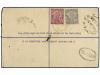 ✉ NEPAL. 1921. KATHMANDU to CALCUTTA. Indian registered enve