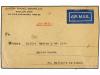 ✉ NEPAL. 1934 (5-9). KATHMANDU to LONDON. 1/2a. green and 1a