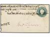 ✉ NEPAL. 1884 (Oct.). KATHMANDU to MOTIHARE (India). 1/2 ann