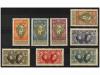 * LIECHTENSTEIN. Mi. 82/89. 1928. Complete set, light hinged