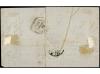 ✉ FRANCIA. Yv. 17Af. 1859. SISTERON a BARCELONNETTE. 80 cts.