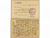 ✉ COSTA RICA. 1910-29. Cuatro Enteros Postales 2 cts. azul, 
