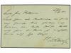 ✉ URUGUAY. 1901. MONTEVIDEO a ALEMANIA. Entero Postal de 3 c