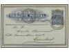 ✉ URUGUAY. 1897. MONTEVIDEO correo interior. Entero Postal d