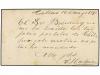 ✉ PERU. 1898. CALLAO a ALEMANIA. Entero Postal de 2 ctvos. s