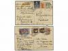 ✉ ITALIA. 1926-32. Conjunto de 8 Enteros Postales con divers