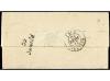 ✉ FRANCIA. 1850. PARÍS a HAGETMAU. Circulada sin sellos y ta