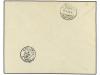 ✉ CAMERUN. 1918. JAUNDE a SUIZA. 5 cts. y 45 cts. Carta cert