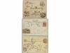 ✉ AUSTRIA. 1900-1907. Conjunto de 7 cartas o tarjetas, tasad