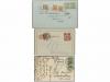 ✉ DINAMARCA. 1922-46. Conjunto de 7 cartas o tarjetas postal
