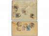 ✉ IRAN. 1929-32. AIR MAIL. Group of 5 covers to INDIA with d