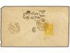 ✉ IRAN. (1897 ca.). 5 ch. yellow with seal strike of BEHBEHA