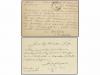 ✉ BULGARIA. 1897-1904. 2 postal stationary with TATAR PAZARO