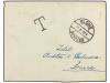 ✉ ALBANIA. 1914 (27-IV). VLONE to DURRES. Unfranked cover ta
