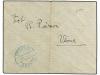 ¿ ALBANIA. 1914. DURRES to VLONE. Franked on back with posta