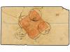 ✉ ESTADOS INDIOS: HAIDERABAD. 1900. 1/2 anna yellow envelope