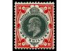 * GRAN BRETAÑA. Sg. 250, 255, 257. 1902. 9 d., 10 d. and 1 s