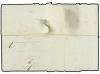 ✉ ESPAÑA: PREFILATELIA. 1849. SAN ROQUE a SEVILLA. Fechador 