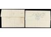 ✉ ESPAÑA: PREFILATELIA. 1763. Dos cartas de CÁDIZ a FRANCIA.