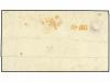 ✉ GIBRALTAR. Ed. . 1851(April 25). Entire letter to Genoa, p