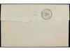 ✉ FRANCIA. Yv. 56. 1875. MARSELLA a VALENCIA. 30 cts. casta.