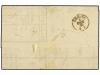 ✉ FRANCIA. Yv. 23. 1866. MARSELLA a GENOVA. 40 cts. naranja.