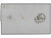 ✉ FRANCIA. Yv. 31. 1866. MARSELLA a GENOVA. 40 cts. naranja.