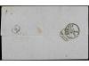 ✉ FRANCIA. Yv. 31. 1866. MARSELLA a GENOVA. 40 cts. naranja.