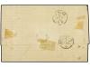 ✉ FRANCIA. Yv. 60(2). 1872. MARSELLA a CIVITA VECHIA. 25 cts