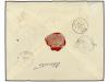 ✉ PORTUGAL. Af. 43. 1887. LISBOA a FRANCIA. 100 reis lila (p